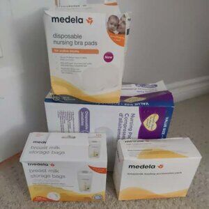 Medela Breast Milk/Pumping Supplies Bundle